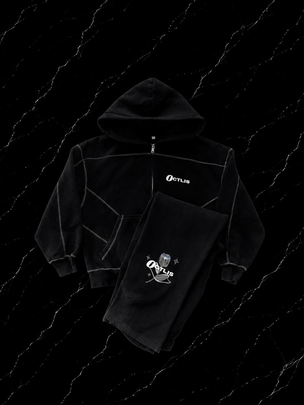 OCTLIS “CHRMFL0W” Zip Up