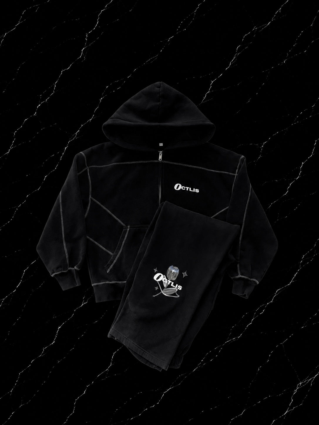 OCTLIS “CHRMFL0W” Zip Up