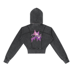 OCTLIS “P1NKED” Women Cropped Zip Up